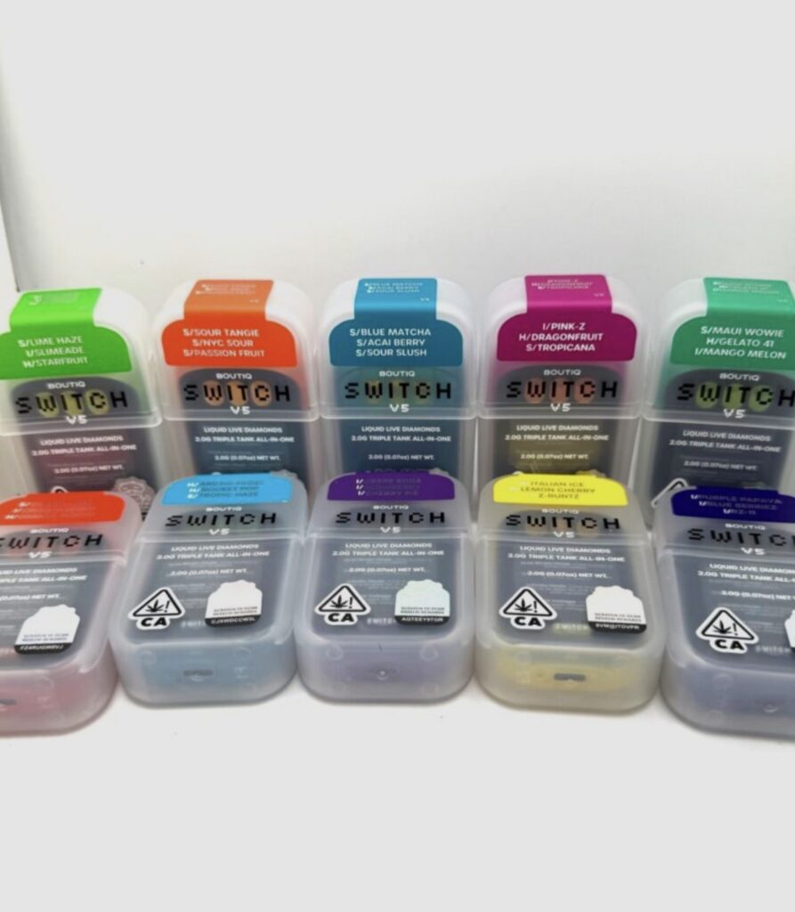 **Boutiq Switch**- “Liquid Live Diamonds” (Three Strains in one Dispo) 2g Disposable $40 - 2 for $60