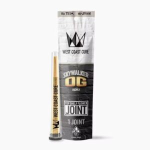West Coast Cure- Prerolls **Skywalker OG** - Top Shelf CURE Joint 1g