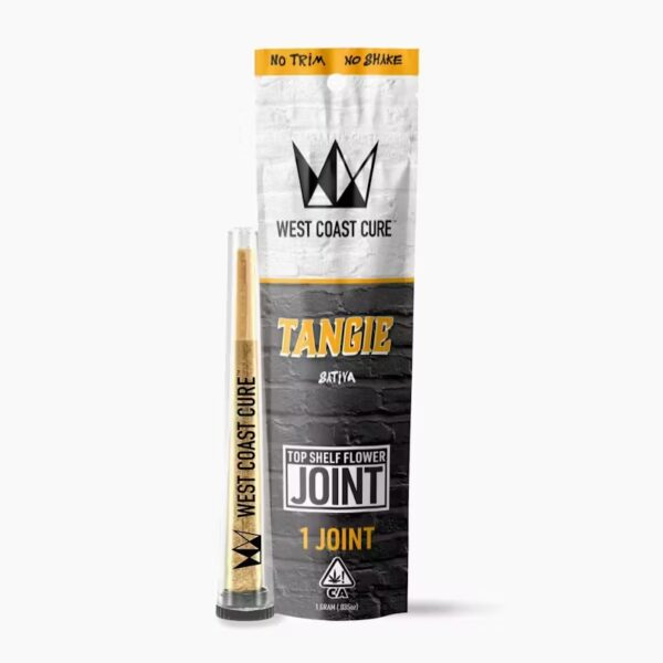West Coast Cure- Prerolls ** Tangie ** - Top Shelf CURE Joint 1g