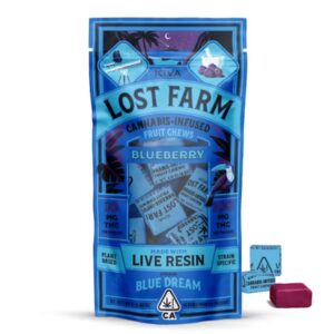 Lost Farm Gummies Blueberry 100mg Rosin!