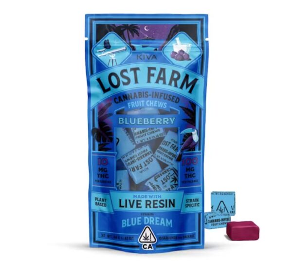 Lost Farm Gummies Blueberry 100mg Rosin!