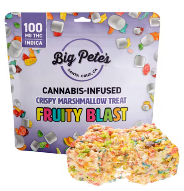 Big Pete's Crispy Marshmallow Treat 100mg - Fruity Blast