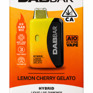 ** Lemon Cherry Gelato ** Dab-Bar X (Exotic Series) Liquid Live Diamonds 2g Disposable! “Hybrid”