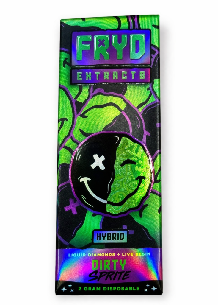 ** Dirty Sprite ** Fryd Disposables (Infused Preroll Included) Liquid Diamonds + Live Resin! 2g “Hybrid”