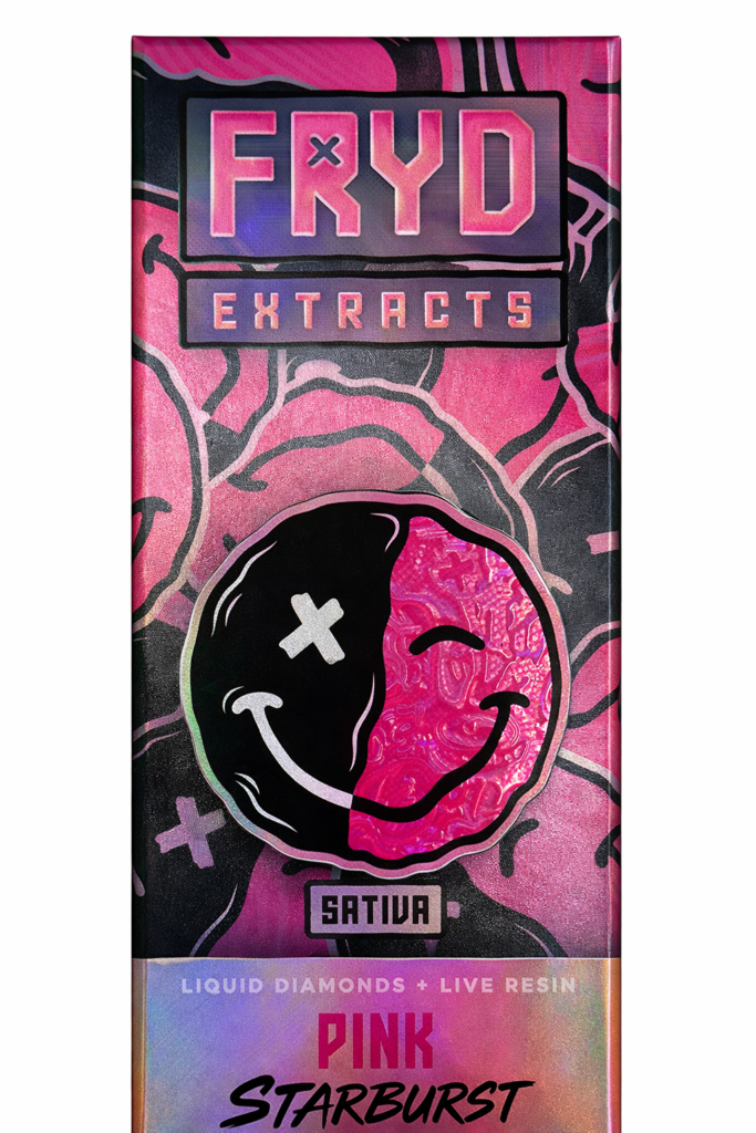 ** Pink Starburst ** Fryd Disposables (Infused Preroll Included) Liquid Diamonds + Live Resin! 2g “Sativa”