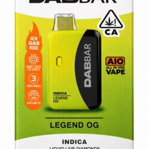 ** Legend Og ** Dab-Bar X (Exotic Series) Liquid Live Diamonds 2g Disposable! “Indica”