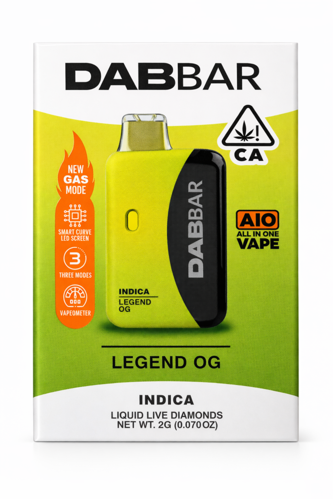 ** Legend Og ** Dab-Bar X (Exotic Series) Liquid Live Diamonds 2g Disposable! “Indica”