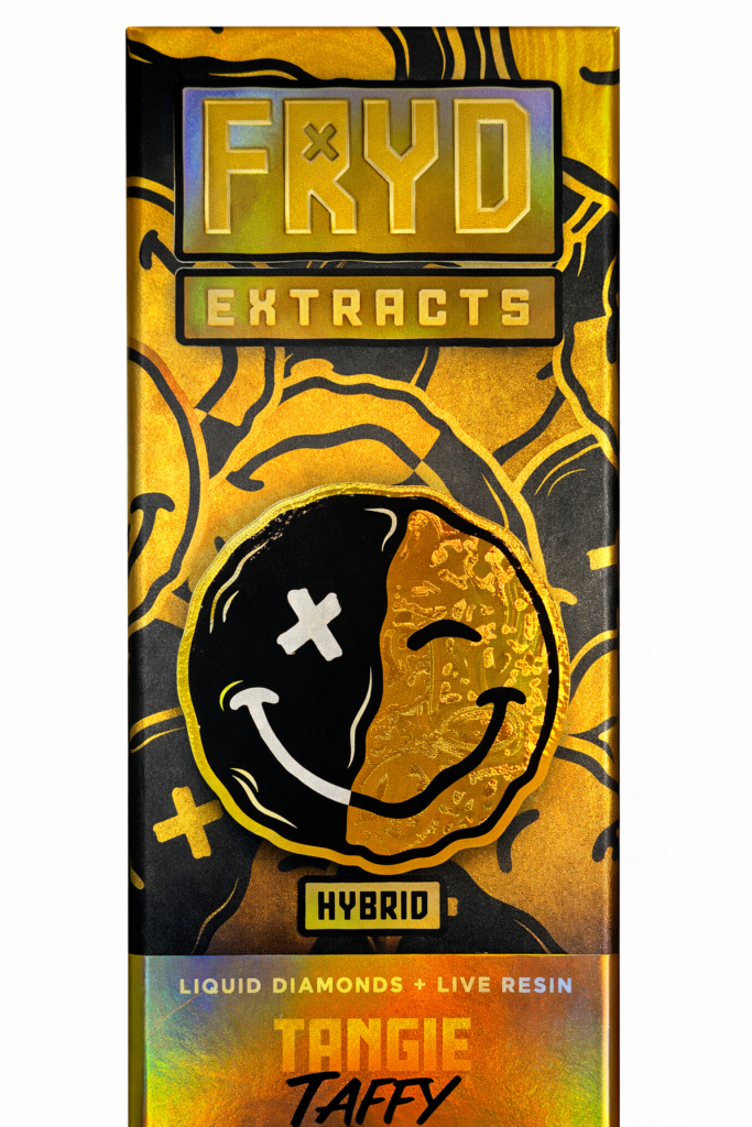 ** Tangie Taffy ** Fryd Disposables (Infused Preroll Included) Liquid Diamonds + Live Resin! 2g “Hybrid”