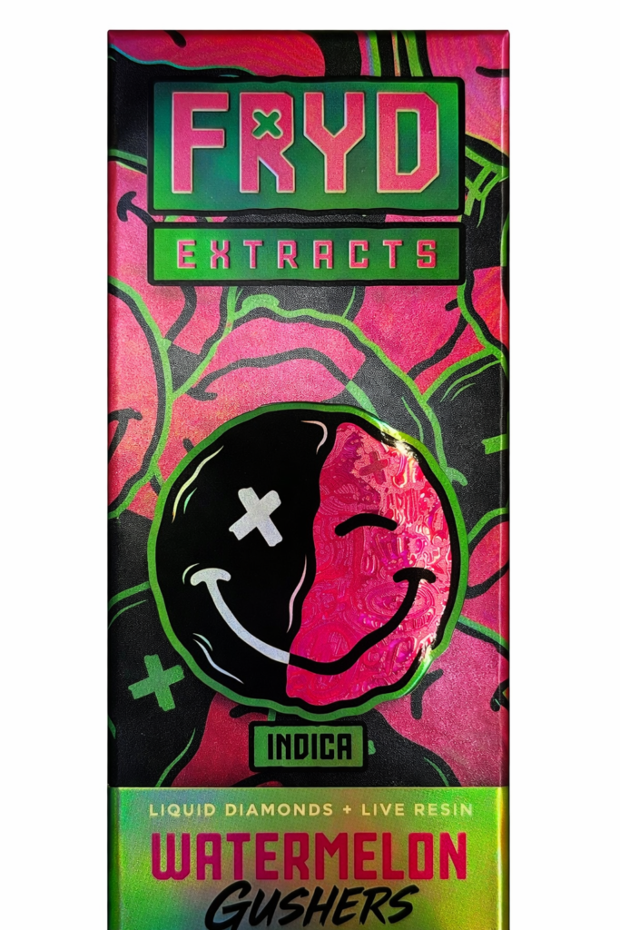** Watermelon Gusher ** Fryd Disposables (Infused Preroll Included) Liquid Diamonds + Live Resin! 2g “Indica”
