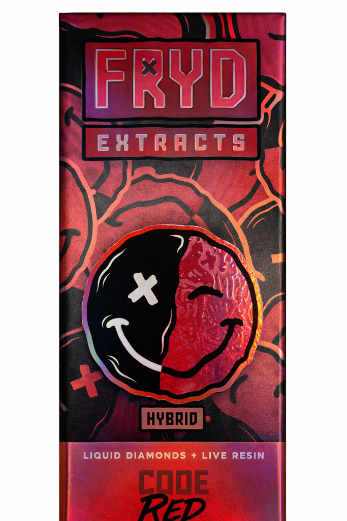 ** Code Red ** Fryd Disposables (Infused Preroll Included) Liquid Diamonds + Live Resin! 2g “Hybrid”