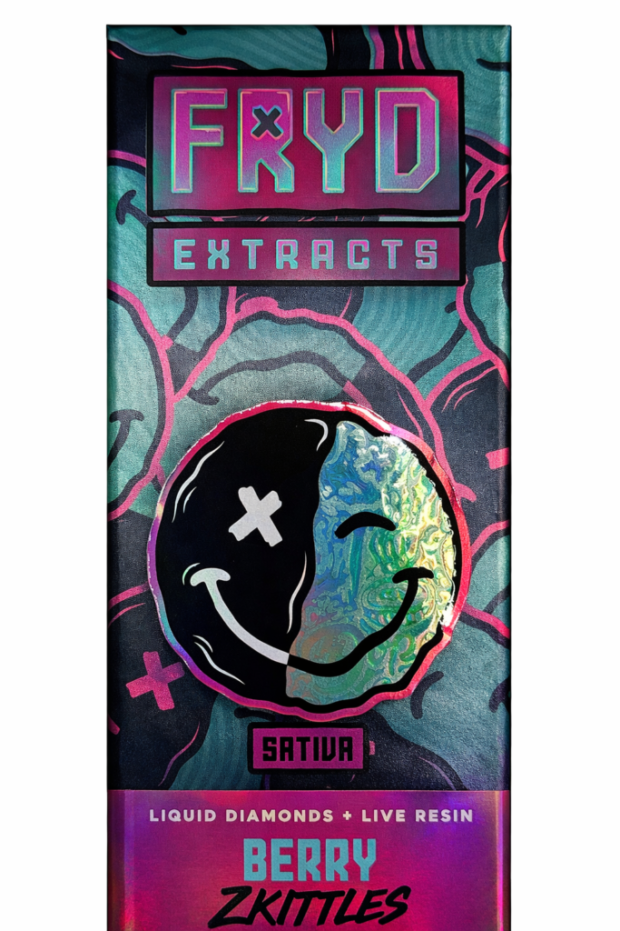 ** Berry Zkittles ** Fryd Disposables (Infused Preroll Included) Liquid Diamonds + Live Resin! 2g “Sativa”