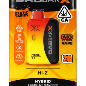 ** Hi-Z ** Dab-Bar X (Exotic Series) Liquid Live Diamonds 2g Disposable! “Hybrid”