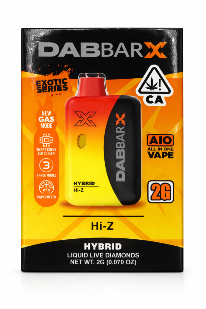 ** Hi-Z ** Dab-Bar X (Exotic Series) Liquid Live Diamonds 2g Disposable! “Hybrid”