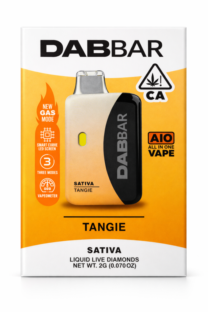 ** Tangie ** Dab-Bar X (Exotic Series) Liquid Live Diamonds 2g Disposable! “Sativa”