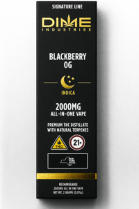 ** Blackberry Og ** “Dime Industries” {Natural Terpenes} 2g Disposable! (Indica)