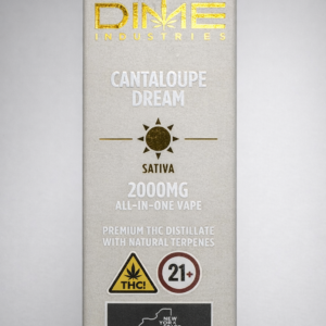 ** Cantaloupe Dream ** “Dime Industries” {Natural Terpenes} 2g Disposable! (Sativa)