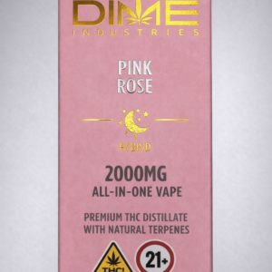 ** Pink Rose ** “Dime Industries” {Natural Terpenes} 2g Disposable! (Hybrid)