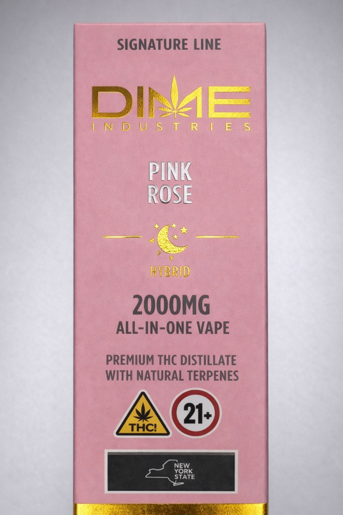 ** Pink Rose ** “Dime Industries” {Natural Terpenes} 2g Disposable! (Hybrid)