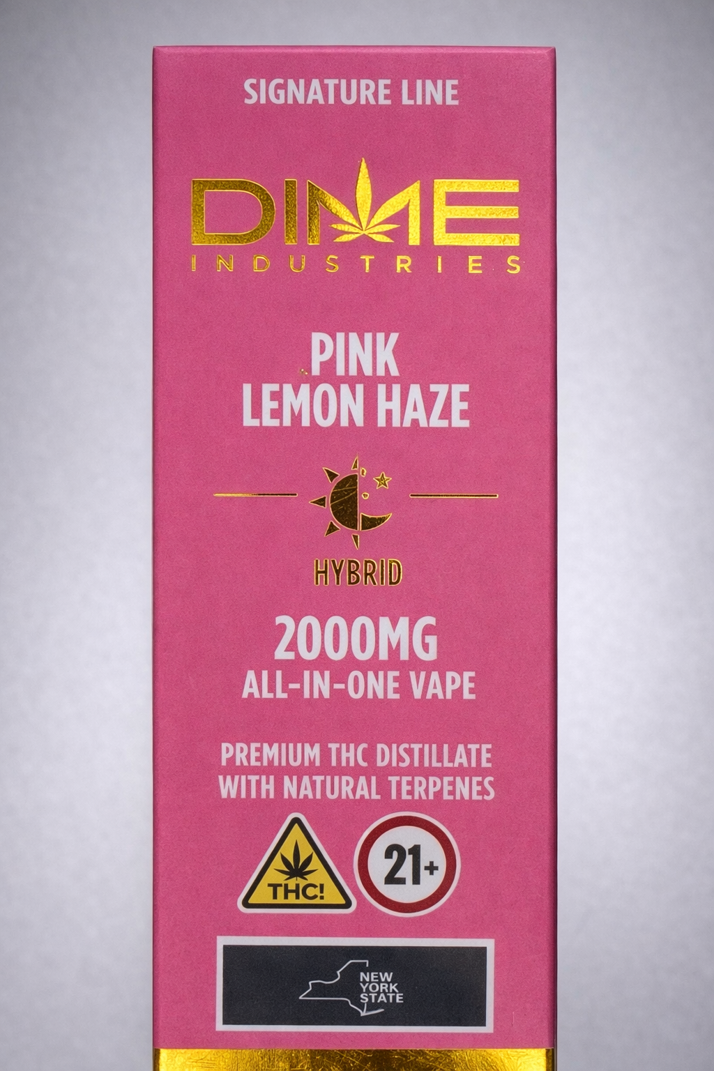 ** Pink Lemon Haze ** “Dime Industries” {Natural Terpenes} 2g Disposable! (Hybrid)