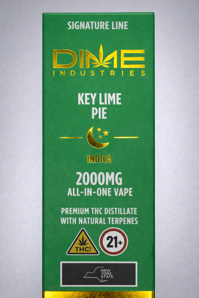 ** Key Lime Pie ** “Dime Industries” {Natural Terpenes} 2g Disposable! (Indica)
